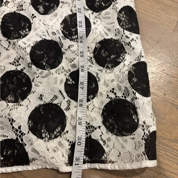 Zara White and Black Lace Detail Dress. Medium. NWT! - Picture 7 of 7